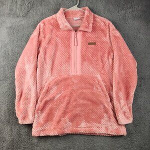 Columbia Fireside Textured Fleece Women's Sherpa Pullover 1/4 Zip Size M